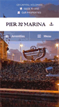 Mobile Screenshot of pier32marina.com